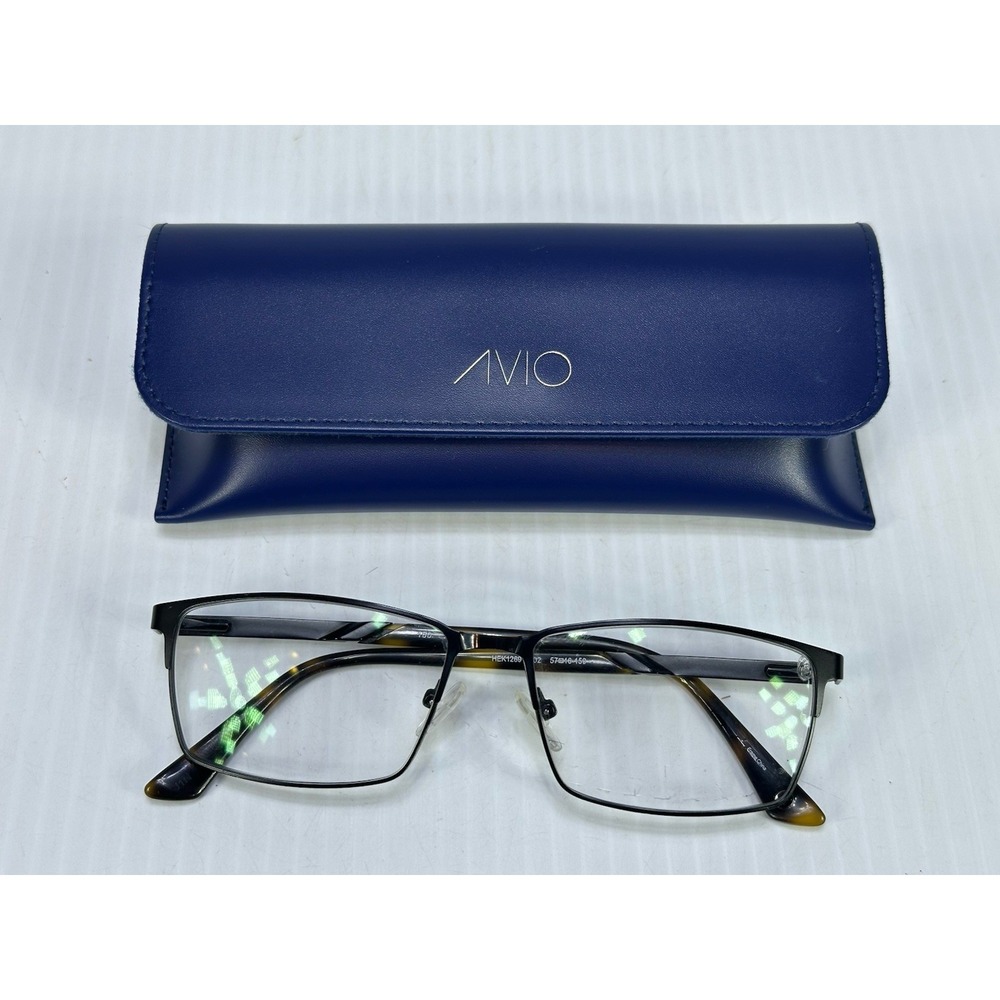 Hackett London HEK1269 Eyeglasses Frames‎ Black Metal Rectangular 57-16-150